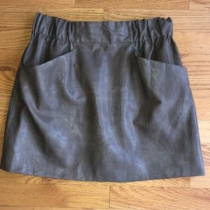 Faux Leather Skirt from Zara